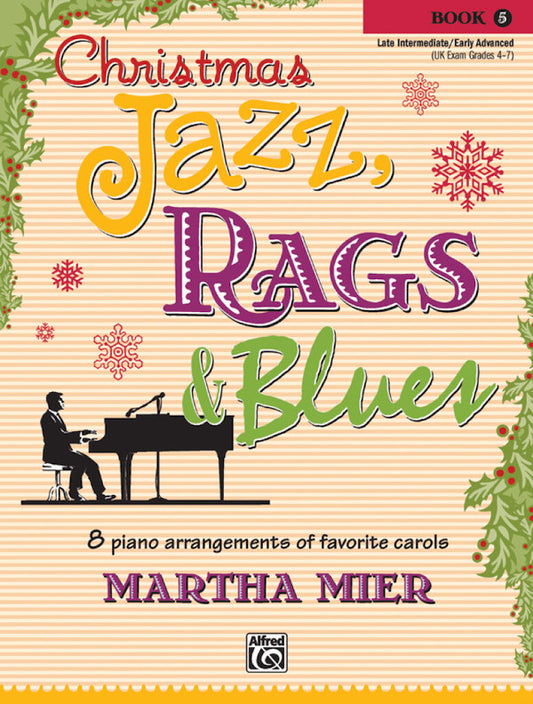 Christmas Jazz Rags & Blues Book 5  Martha Mier 36343