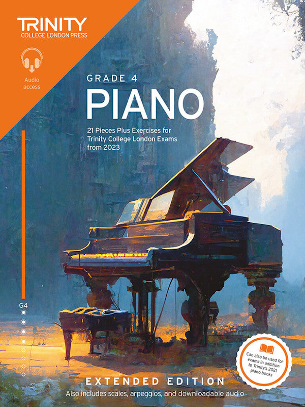 Trinity Grade 4 Piano Exam Pieces & Exercises 2023 Extended TCL032034