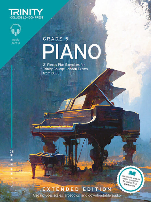 Trinity Grade 5 Piano Exam Pieces & Exercises 2023 Extended TCL032041