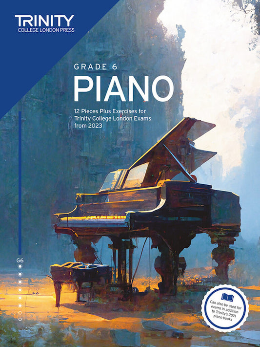 Trinity Grade 6 Piano Exam Pieces & Exercises 2023 Book Only TCL031969