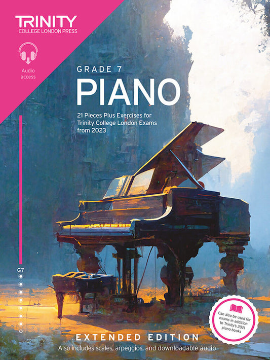 Trinity Grade 7 Piano Exam Pieces & Exercises 2023 Extended TCL032065