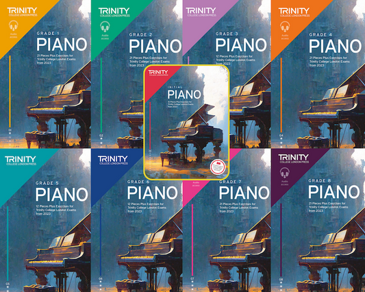 Trinity Pack 1 Initial - Grade 8 Piano 2023  Book Only