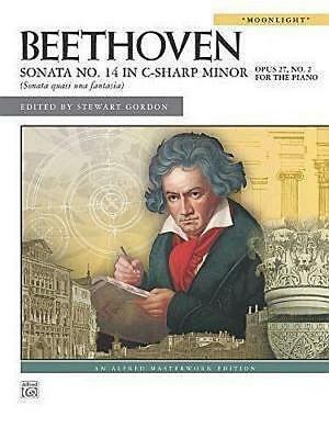 Beethoven Moonlight Sonata No.14 C# minor Piano Solo Alfred Masterworks 27903
