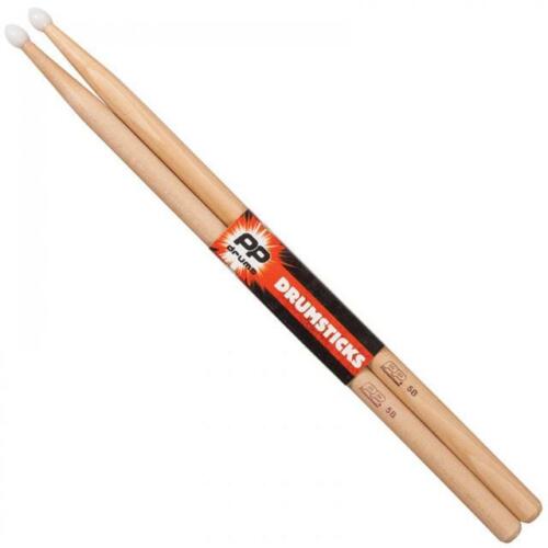 PP Wood Tip Drumsticks 5B-12 Drum Sticks