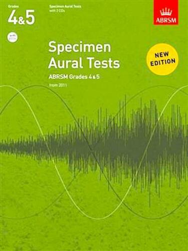 Specimen Aural Tests Grades 4 and 5 ABRSM + CD 9781848492578