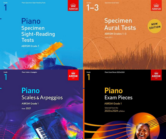 The ABRSM Grade 1 Bumper Collection  Exam Pieces Scales Sight Reading Aural