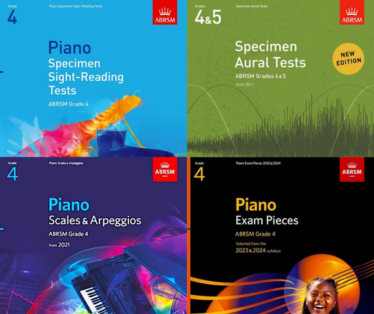 The ABRSM Grade 4 Bumper Collection  Exam Pieces Scales Sight Reading Aural