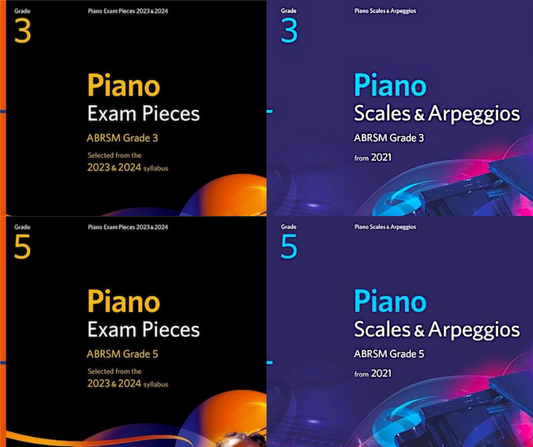 ABRSM Pack 5 Exam Pieces + Scales Initial - Grade 5 book only + Teaching Notes Piano 2023-2024