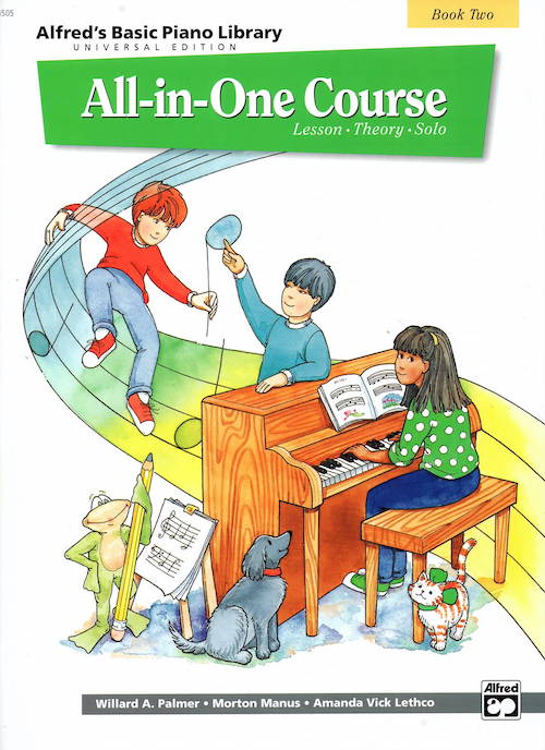 Alfred's All-in-One Course Book 2 Sheet Music Tutor Book 14505
