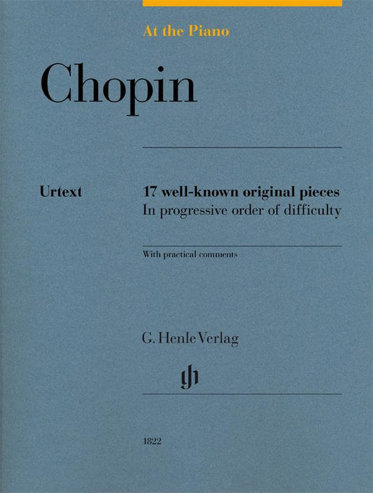 At The Piano Chopin Henle Urtext 17 well-known original pieces  HN1822