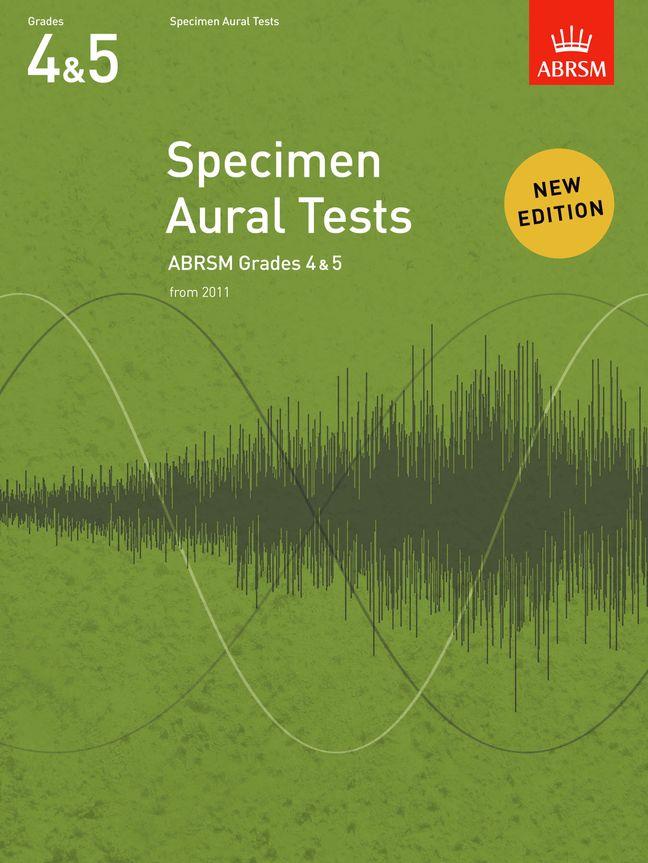 Specimen Aural Tests Grades 4 & 5 ABRSM  9781848492523
