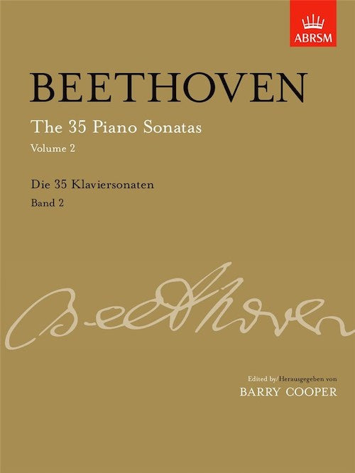 Beethoven The 35 Piano Sonatas Vol. 2 ABRSM Inc. Op.27 No.2 'Moonlight'