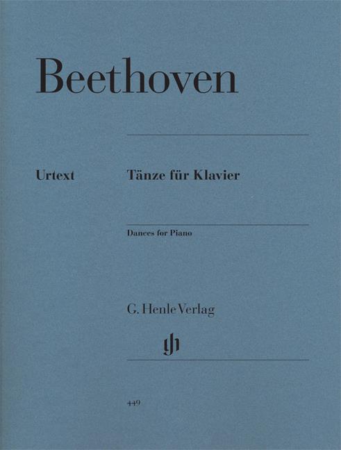 Beethoven Dances for Piano Urtext Tanze Fur Klavier HN449