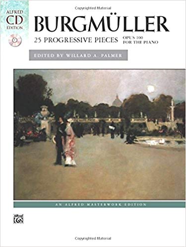 Friedrich Burgmuller Etudes Opus 100 25 Progressive Pieces With CD 22524