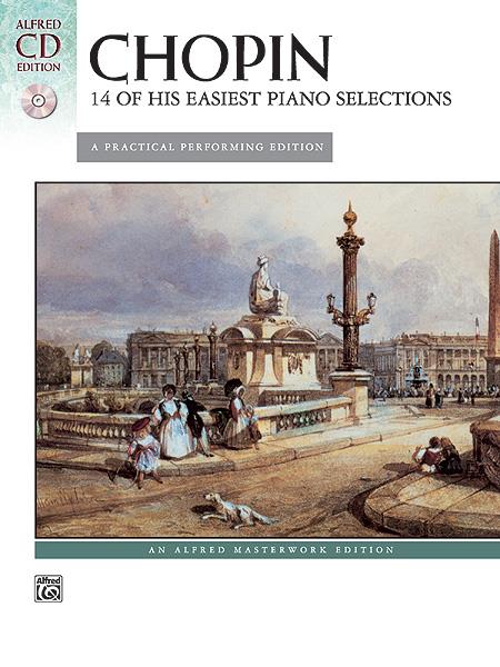 Chopin 14 of His Easiest Piano Selections Book + CD 28050