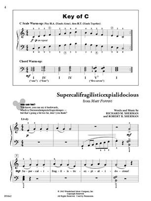 ChordTime Piano Disney Level 2B Nancy Faber HL00275429