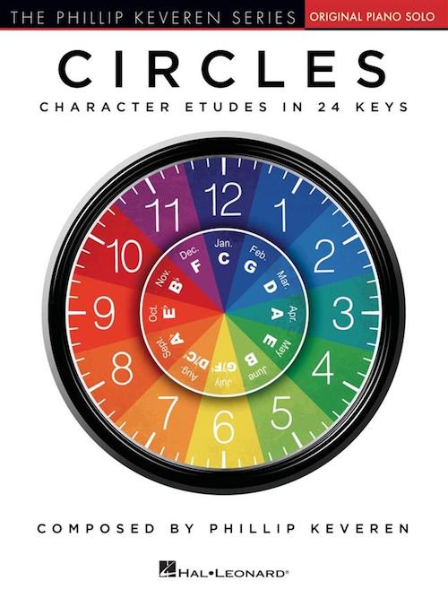 Circles Character Etudes in 24 Keys Phillip Keveren Piano Solo HL00301857