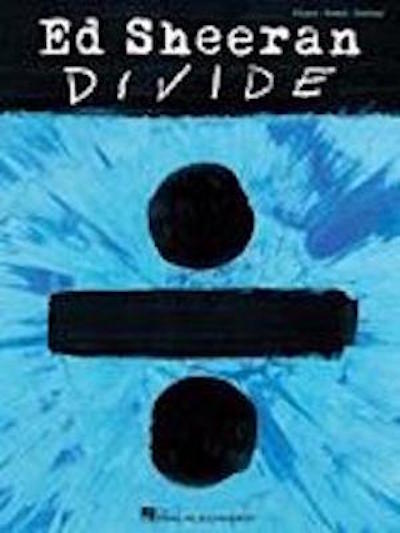 Ed Sheeran Divide ÷ Songbook Piano Vocal Guitar 9781495093654