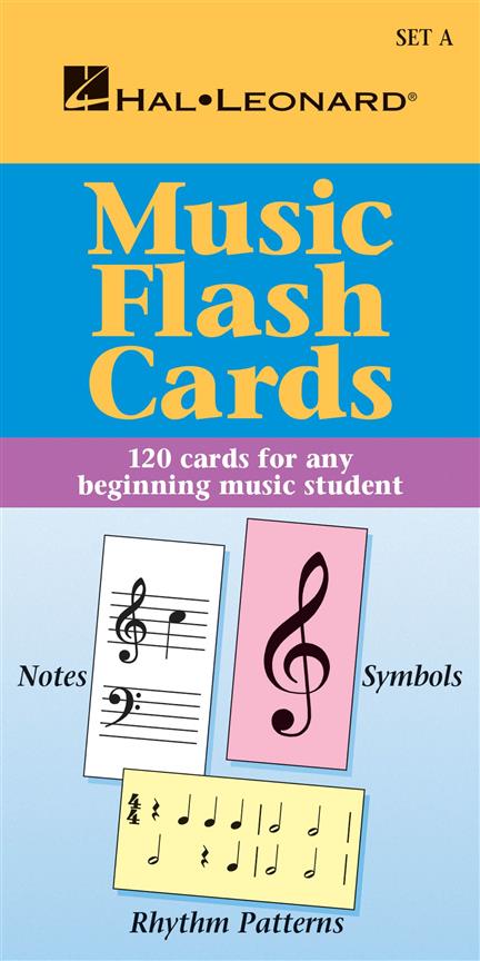 Hal Leonard Flashcards 120 Flash Cards For Beginners Set A 'American' note names