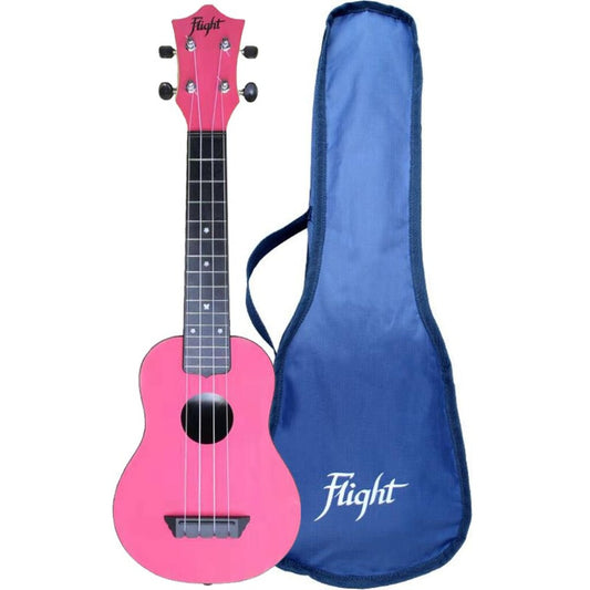 Soprano Ukulele - Pink  Manufactured by Flight in Slovenia Quality Musical Instrument
