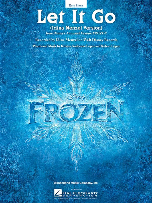 Let It Go from Disney Animated Feature Frozen Easy Piano Sheet Music HL00140822