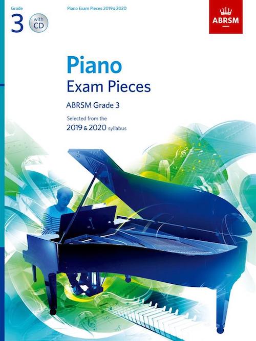 ABRSM Grade 3 Piano 2019 - 2020 Selected Exam Pieces Book + CD 9781786010698