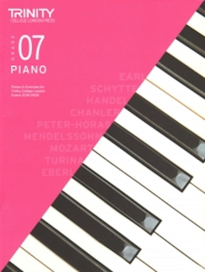 Trinity Piano 2018-2020 Grade 7  Book Only Pieces & Exercises TCL016652