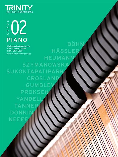 Trinity Piano Exam Pieces & Exercises 2021-2023 Grade 2 Book Only TCL020253
