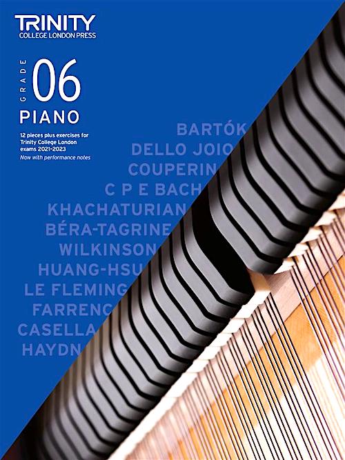 Trinity Piano Exam Pieces & Exercises 2021-2023 Grade 6 Book Only TCL020291