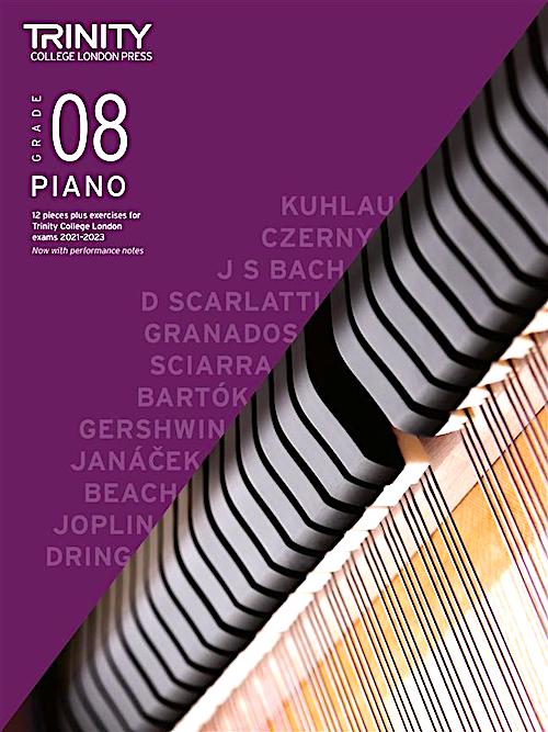 Trinity Piano Exam Pieces & Exercises 2021-2023 Grade 8 Book Only TCL020314