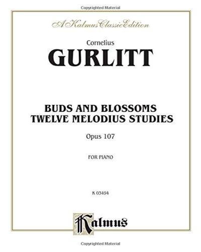 Gurlitt Buds & Blossoms 12 Melodious Studies OP. 107 Grade 7 0769270514
