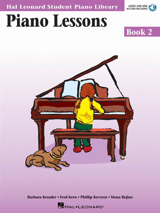Piano Lessons Book Two Hal Leonard Student Piano Library Book + Audio Access 9780634055553