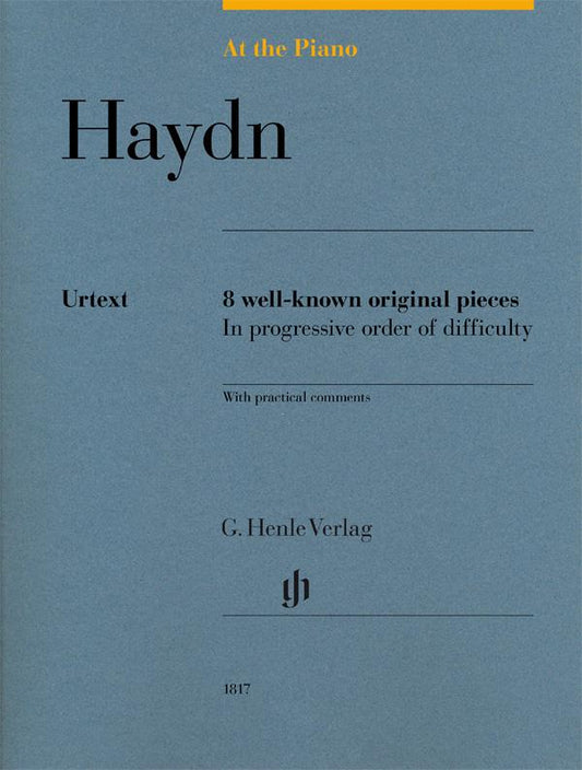 At The Piano Haydn Henle Urtext 8 well-known original pieces  HN1817