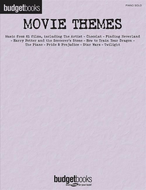 Movie Themes Piano Solo Great Music from 81 Films Budget Books HL00289137