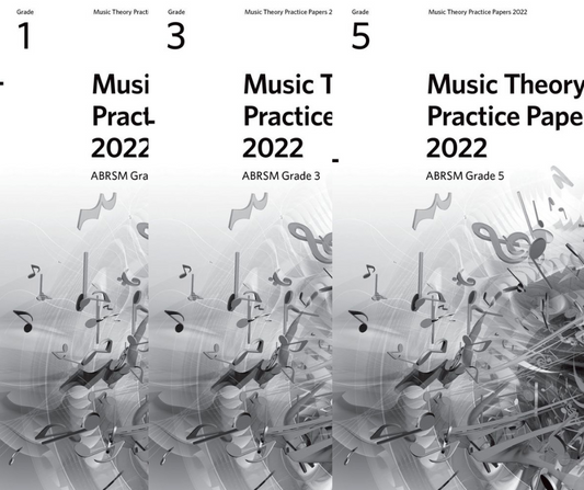 Music Theory Practice Papers 2022 Grades 1-5 Collection