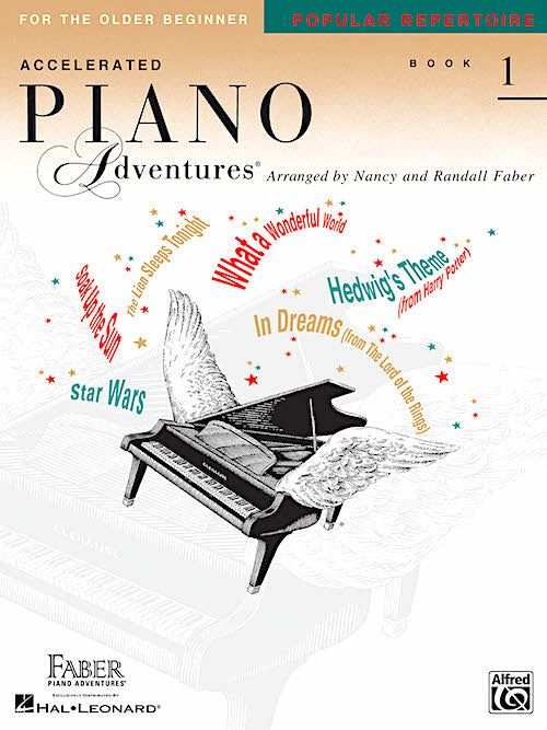 Piano Adventures for the Older Beginner Popular Repertoire Book 1