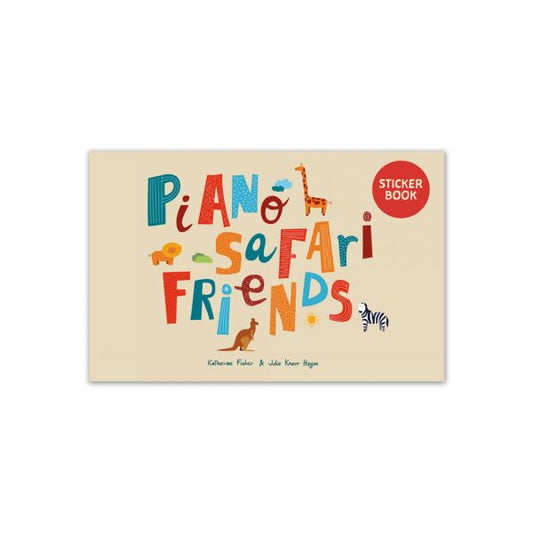 Piano Safari Friends Sticker Replacement Book PSFSTICKERS