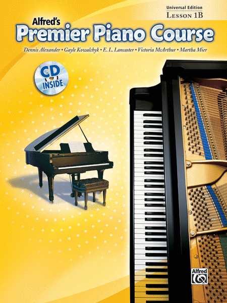 Alfred's Premier Piano Course Lesson 1B incl.CD Piano Book 23863