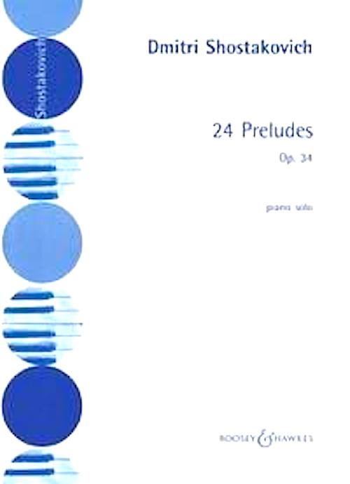 Shostakovich 24 Preludes Op 34 Ad303 Includes Prelude in F# minor: No. 8