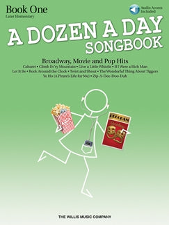 A Dozen A Day Songbook Book One Later Elementary Level with Audio Download