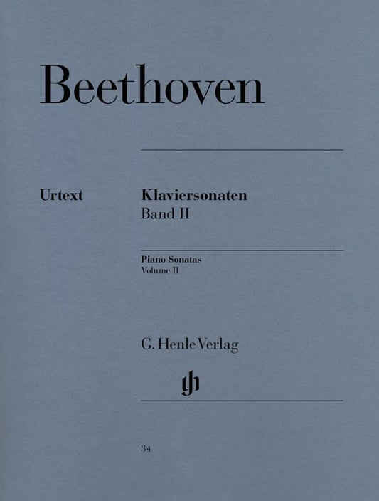 Piano Sonatas Volume II Beethoven Henle Urtext  HN34