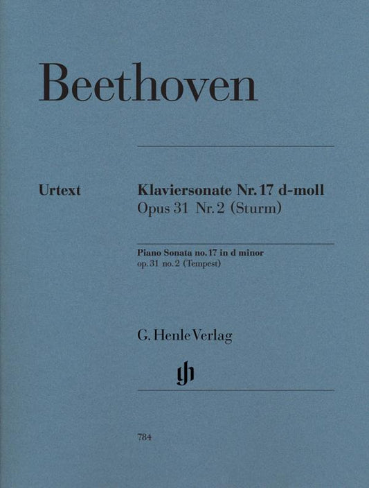 Beethoven Piano Sonata No.17 in D minor Henle Urtext HN784