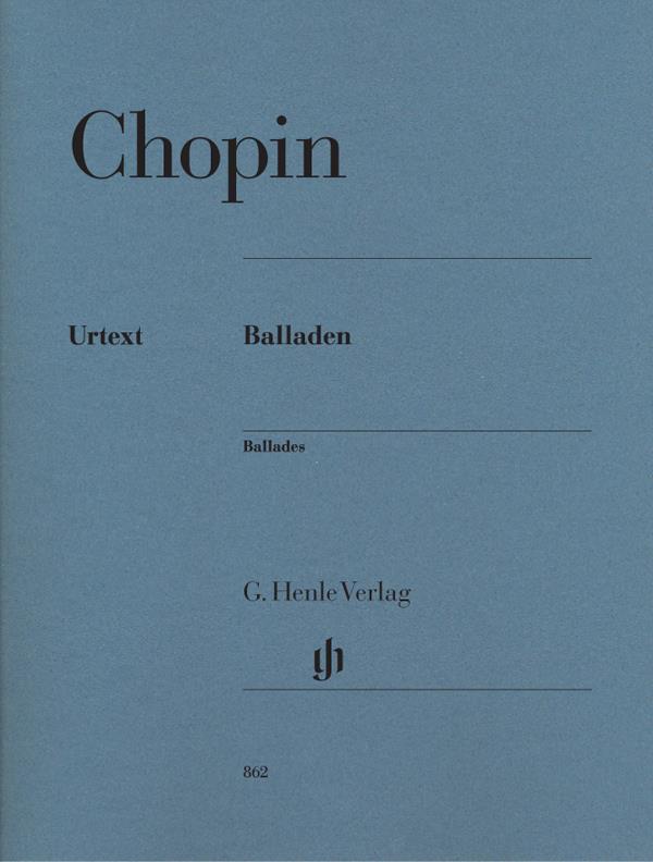 Chopin Ballads Henle Urtext HN862