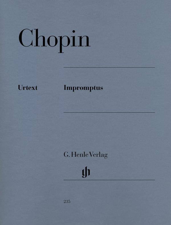 Chopin Impromptus Henle Urtext Piano Solo HN235