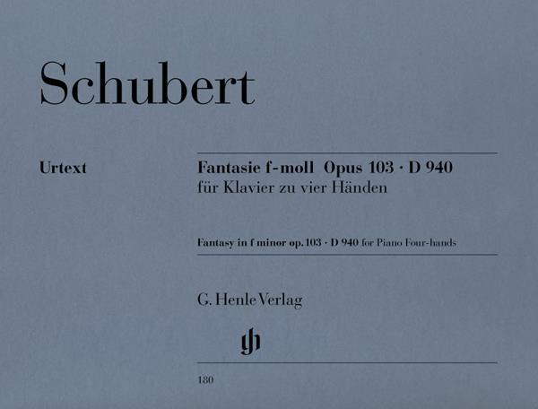 Fantasy f-minor op.103 D 940 Schubert Henle Urtext 9790201801803  HN180