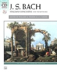 J.S. Bach Italian Concerto Piano Solo With CD Alfred Masterwork 37136