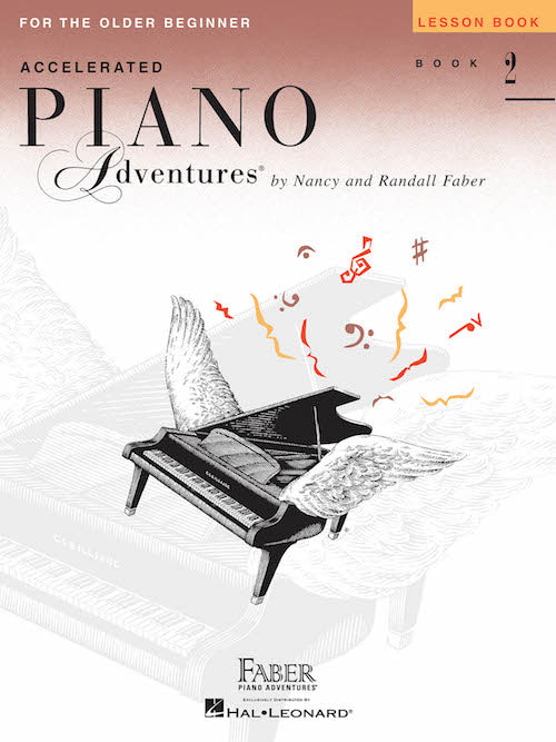 Accelerated Piano Adventures Lesson Book 2 Older Beginner US version