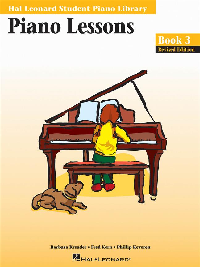 Piano Lessons, Book Three, Hal Leonard Student Piano Library, 9780793584406