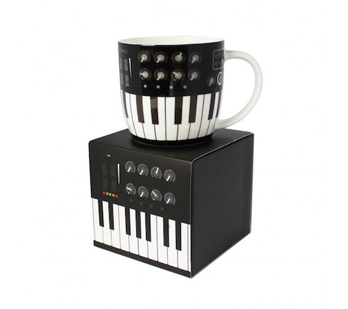 Synthesizer Mug White Bone China Gift Box 5025966723300